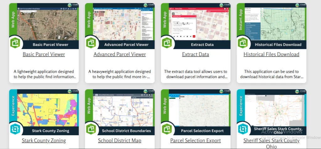 Accessing and Using Stark County Ohio Parcel Data