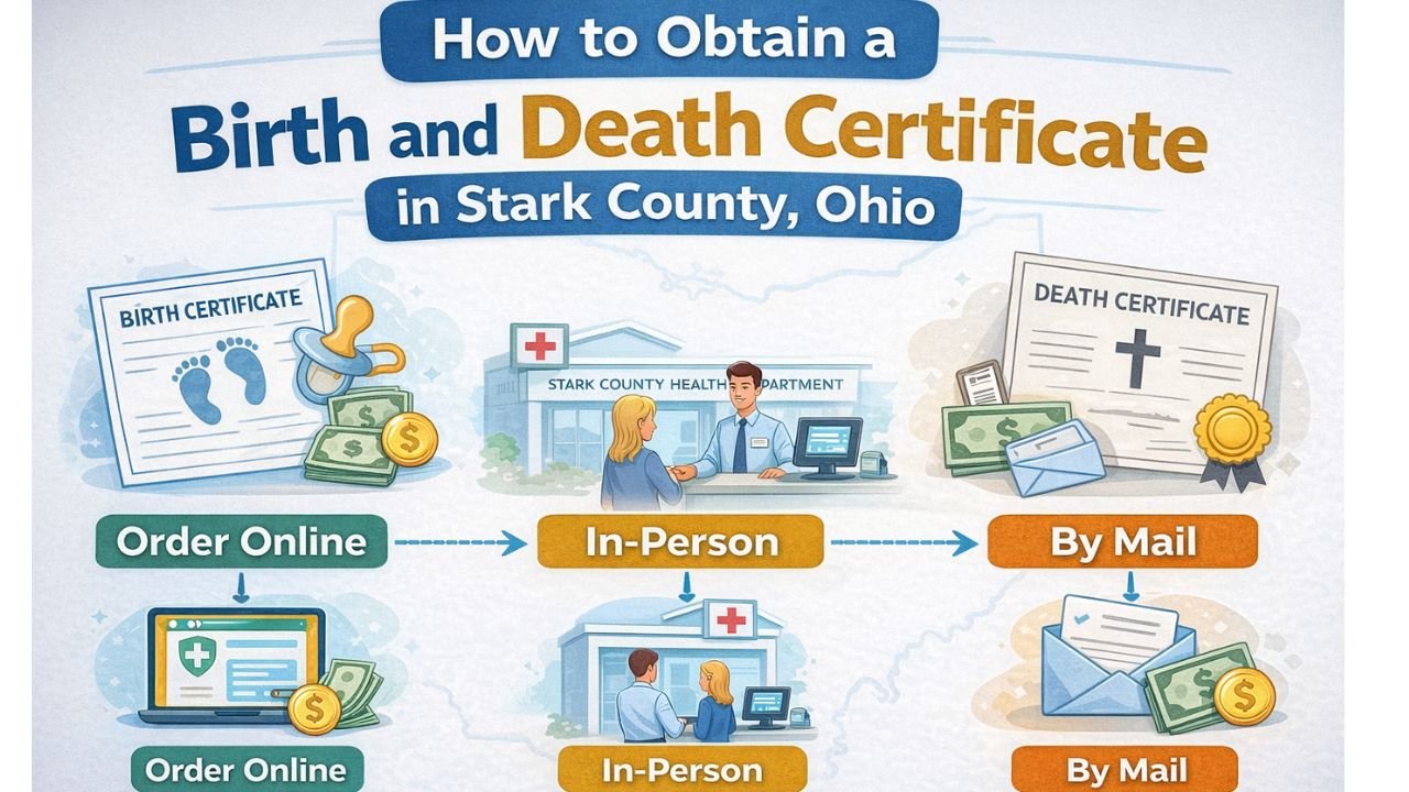 How to Obtain a Birth and Death Certificate in Stark County, Ohio