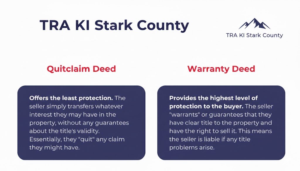10 Differences Between Warranty Deeds & Quitclaim Deeds in Stark County