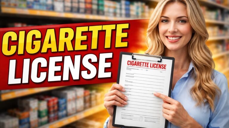 Cigarette License of stark county Ohio